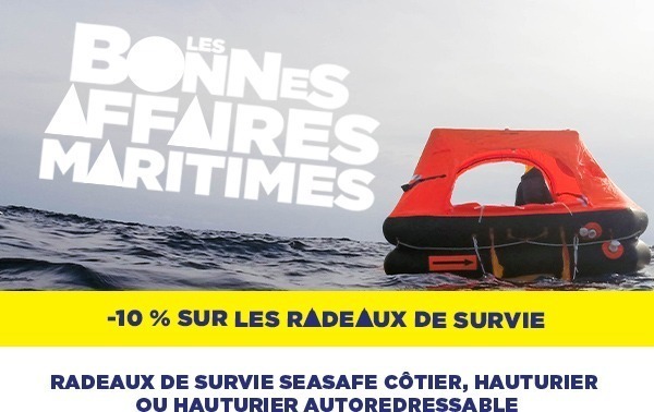 USHIP ACCASTILLAGE SHIPCHANDLER NAVICAP RADEAUX DE SURVIE SEASAFE SECURITE BATEAU